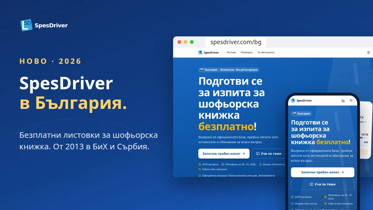 SpesDriver в България: сайтът на лаптоп и на телефон