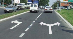 Slika uz pitanje: Oznake prikazane na slici („Strelice“) služe za