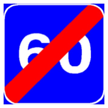 Figura e pyetjes: Sinjali në figurë tregon fundin e shpejtësisë së këshilluar.