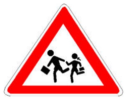 Figura e pyetjes: Sinjali në figurë paralajmëron rrezik.