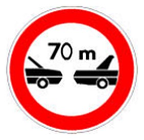 Figura e pyetjes: Sinjali në figurë është një sinjal vertikal ndalimi.