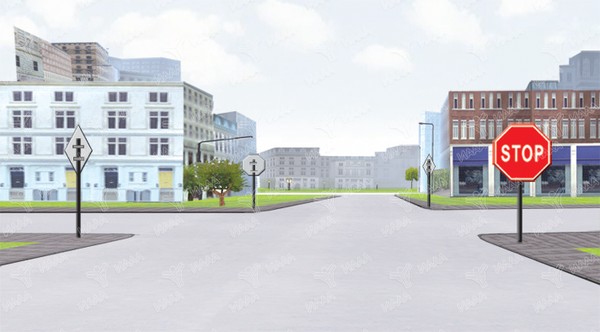 Изображение към въпроса: Този знак изисква от водачите да спрат:
