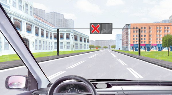 Изображение към въпроса: При тази ситуация ще извърша нарушение ако: