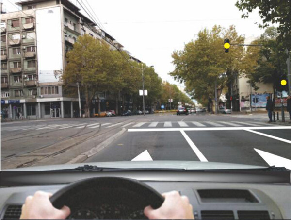 Slika uz pitanje: Kako ćete postupiti u situaciji prikazanoj na slici:
