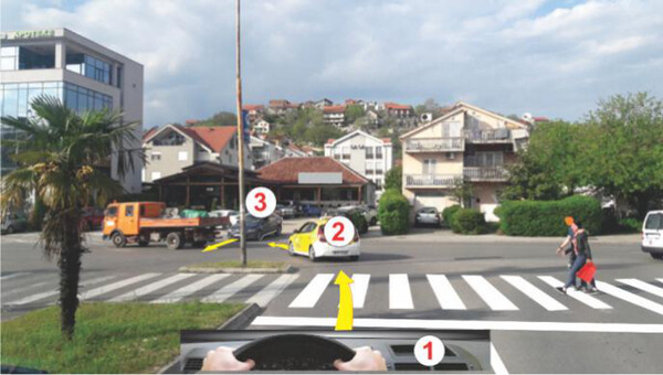 Slika uz pitanje: Kako ćete postupiti u situaciji prikazanoj na slici: