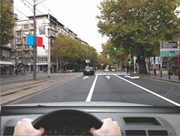 Slika uz pitanje: U situaciji kao na slici: