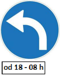 Slika uz pitanje: Na slici su prikazani saobraćajni znaci koji označavaju: