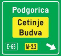 Slika uz pitanje: Na slici je prikazan saobraćajni znak: