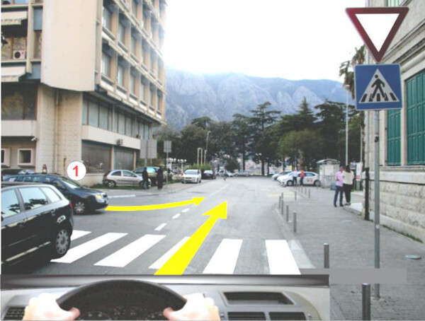 Slika uz pitanje: Kako ćete postupiti u situaciji prikazanoj na slici: